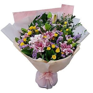 百合花束 lily-bouquet-501