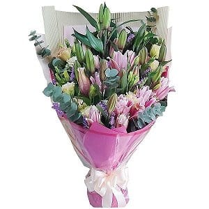 百合花束 lily-bouquet-502
