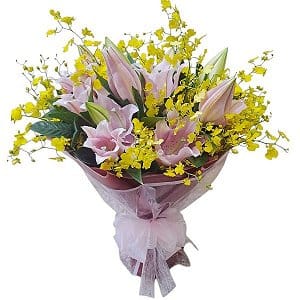 百合花束 lily-bouquet-504