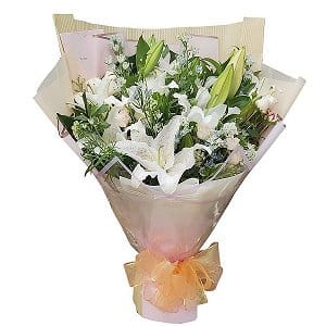 百合花束 lily-bouquet-505