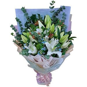 百合花束 lily-bouquet-506