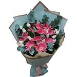 Flower Bouquet Price Range (500 - 600)  gerbera-bouquet-101