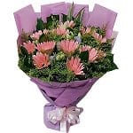 Flower Bouquet Price Range (500 - 600)  gerbera-bouquet-103