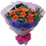 Flower Bouquet Price Range (500 - 600)  gerbera-bouquet-106