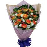Flower Bouquet Price Range (600 - 900)  gerbera-bouquet-108