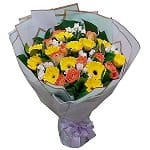 Flower Bouquet Price Range (600 - 900)  gerbera-bouquet-110