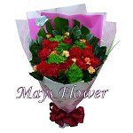 Flower Bouquet Price Range (500 - 600)  carnation-bouquet-0406