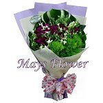 Flower Bouquet Price Range (500 - 600)  carnation-bouquet-0407