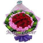 Flower Bouquet Price Range (600 - 900)  carnation-bouquet-0410