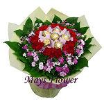 Flower Bouquet Price Range (500 - 600)  carnation-bouquet-0411