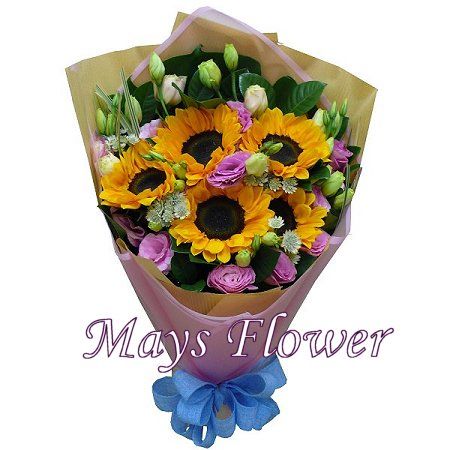 V鸪 - sunflower-bouquet-006