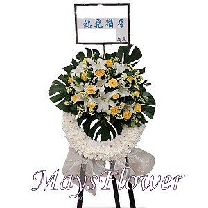 Funeral Flower Basket funeral-wreaths-019