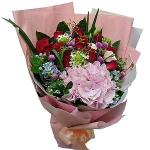 ¸y  hydrangeas-bouquet-009